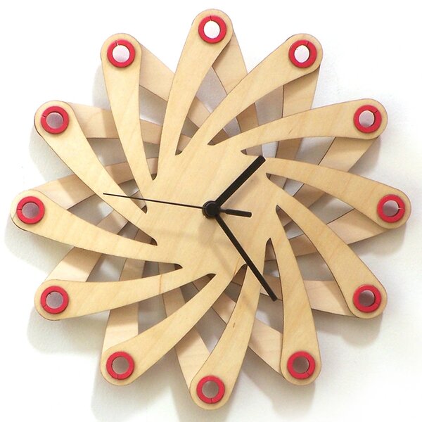 Designové nástěnné hodiny 001.09.001 Ardeola 29cm