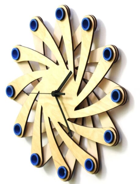 Designové nástěnné hodiny 001.09.002 Ardeola 29cm