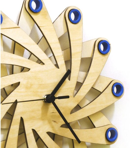Designové nástěnné hodiny 001.09.002 Ardeola 29cm