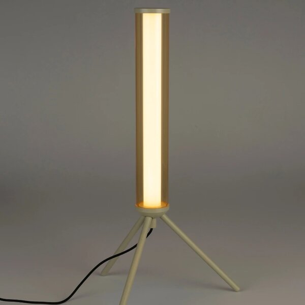 -25 % Dny MOMENTI– Béžová skleněná stolní lampa ZUIVER SCOTTY
