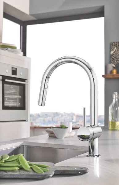 GROHE Minta - Páková dřezová baterie, DN 15, Chrom 32321002