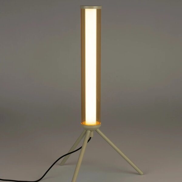 -25 % Dny MOMENTI– Béžová skleněná stolní lampa ZUIVER SCOTTY