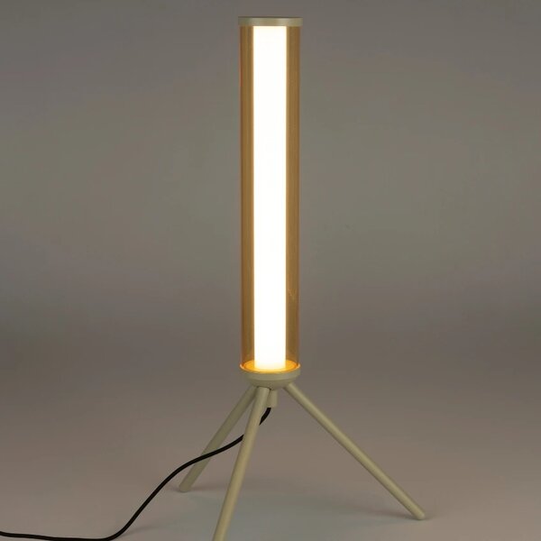 -25 % Dny MOMENTI– Béžová skleněná stolní lampa ZUIVER SCOTTY
