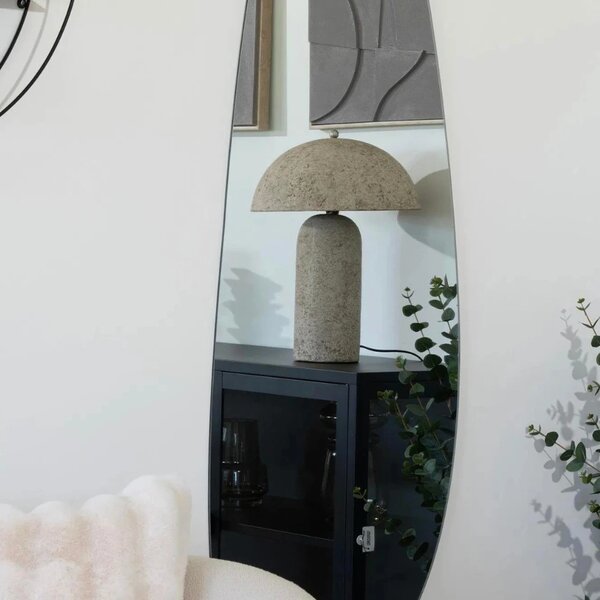 Nordic Living Šedá stolní lampa Astley