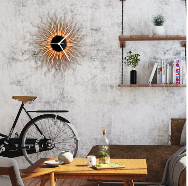 Designové nástěnné hodiny 001.12.101 Ardeola 41cm