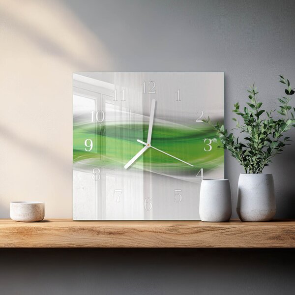 Skleněné hodiny Abstrakce zskb-30x30-00058034