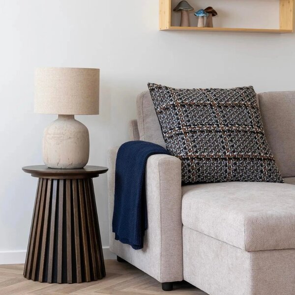 Nordic Living Světle hnědá keramická stolní lampa Bilby