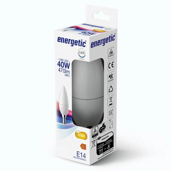 Nordlux Bílá LED žárovka E14 4,9W
