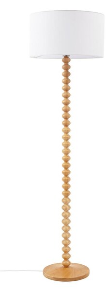 Stojací Lampa Lucande, Karlie, Bílá, Dřevo
