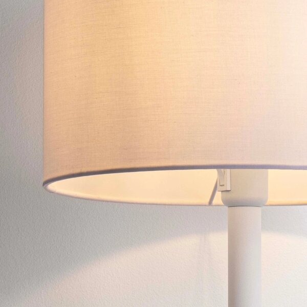 Bílá stolní lampa Nova Luce Sibnia