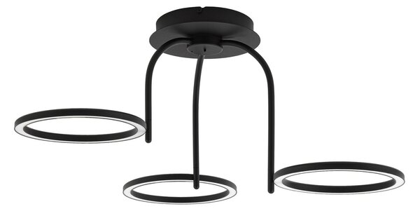 Venkovní svítidla Lucande, Sylvara, stmívatelné, Černá, Kov, Design