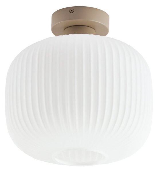 Stropní lampa NOLA, Evey, stmívatelné, Bílá, Obývací pokoj, Sklo, Skandinávský