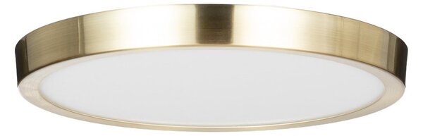 Stropní lampa Lindby, Sorela, stmívatelné, Zlatá / mosazná, Obývací pokoj, Kov, Moderní