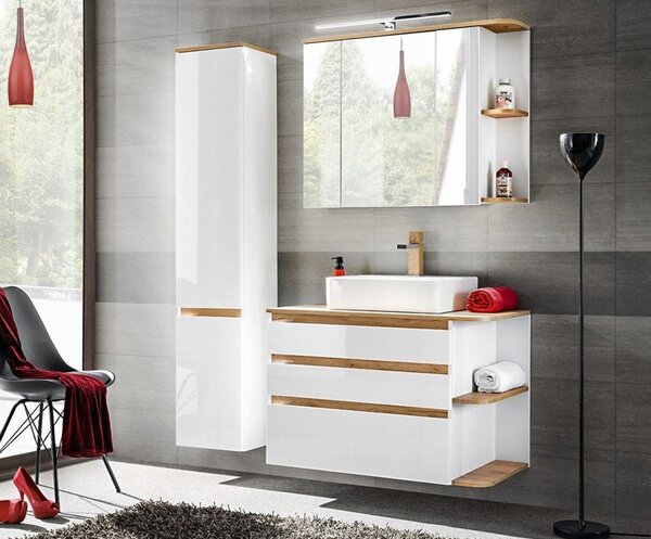 Koupelnová skříňka pod umyvadlo PLATINUM 90 cm