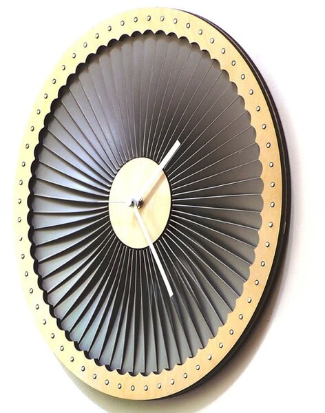 Designové nástěnné hodiny 001.19.101 Ardeola 41cm