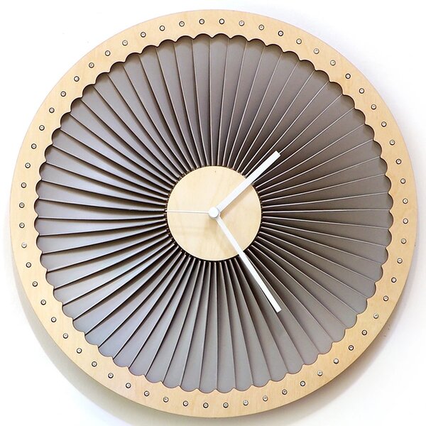 Designové nástěnné hodiny 001.19.101 Ardeola 41cm