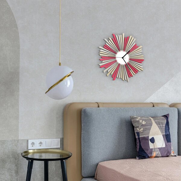 Designové nástěnné hodiny 001.20.103 Ardeola 41cm