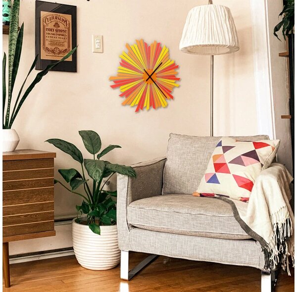 Designové nástěnné hodiny 001.20.105 Ardeola 41cm