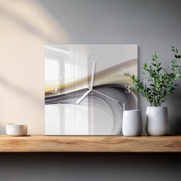 Skleněné hodiny Abstrakce zskb-30x30-00058100