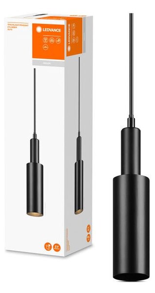 Lustr černý GU10 TRACKLIGHT PENDANT CYLINDER