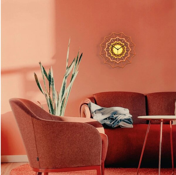 Designové nástěnné hodiny 001.32.101 Ardeola 41cm