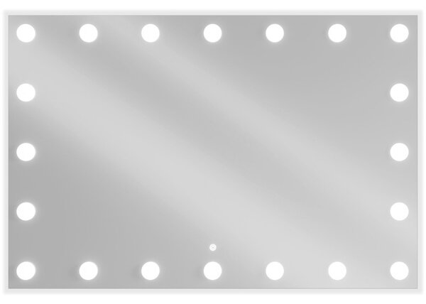 Mexen Dona, LED koupelnové zrcadlo s podsvícením 100 x 80 cm, 6000K, ochrana proti zamlžování, 9818-100-080-611-00