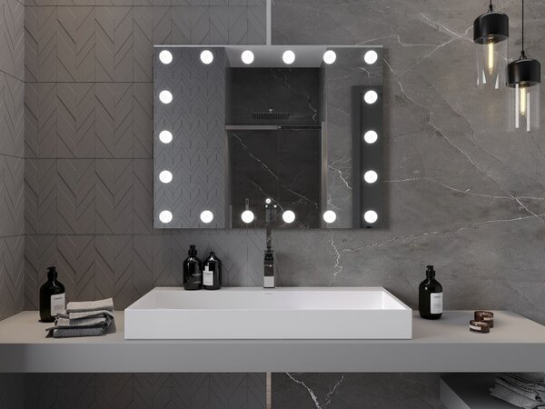 Mexen Dona, LED koupelnové zrcadlo s podsvícením 100 x 80 cm, 6000K, ochrana proti zamlžování, 9818-100-080-611-00