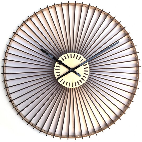 Designové nástěnné hodiny 001.34.201 Ardeola 59cm