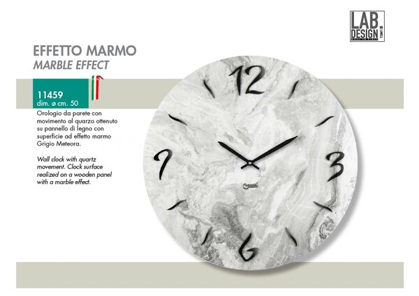 Lowell Italy Designové nástěnné hodiny 11459 Lowell 50cm