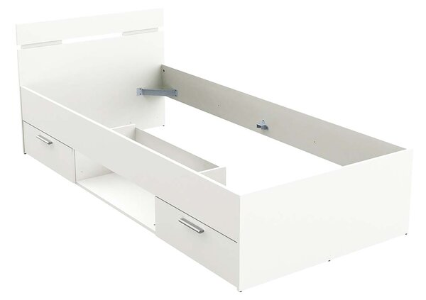 Multifunkční postel 90x200 MICHIGAN perleťově bílá