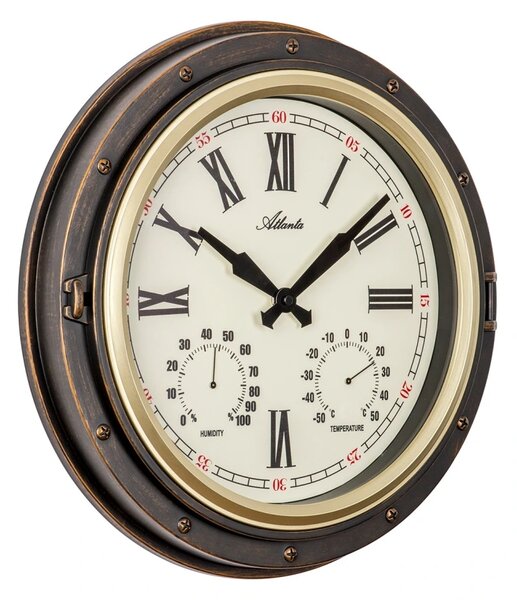 Designové nástěnné hodiny AT4546 Atlanta 40cm