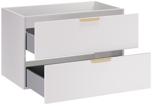 Comad Aster White skříňka 80x45.6x50 cm pod umyvadlo závěsná bílá ASTER WHITE 82-80-46-2S