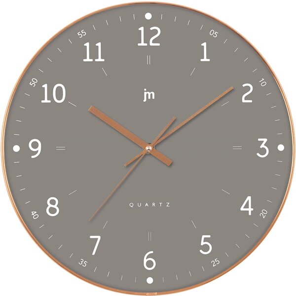 Lowell Italy Designové nástěnné hodiny L00975G Lowell 35cm
