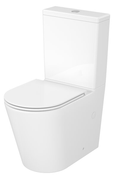 Cersanit Bonica kompaktní wc s deskou s pomalým sklápěním s vírovým splachováním bílá K3028-001