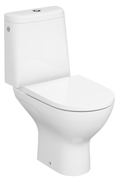 Cersanit Colour kompaktní wc s deskou s pomalým sklápěním s vírovým splachováním bílá K103-051