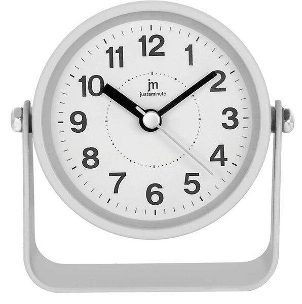 Lowell Italy Designový budík JA7116B Lowell 10cm
