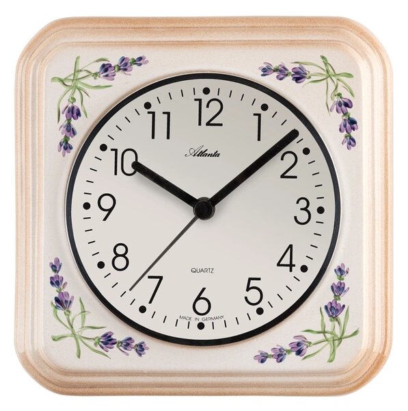 Designové kuchyňské keramické hodiny AT6015 Atlanta 21cm