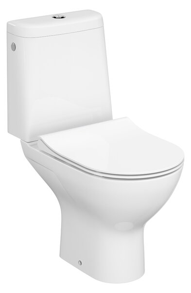 Cersanit Colour kompaktní wc s deskou s pomalým sklápěním s vírovým splachováním bílá K103-050