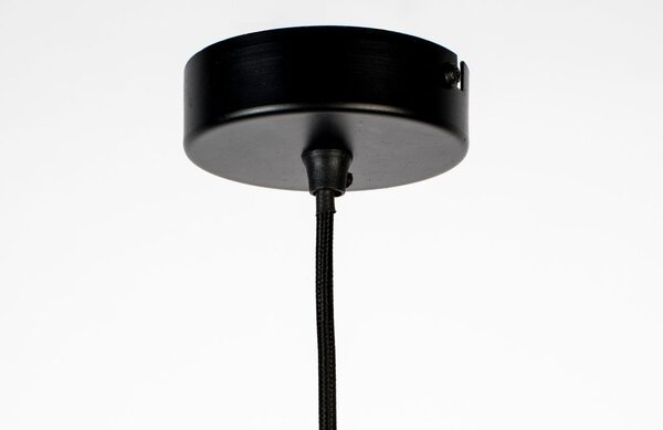 Opálově bílé skleněné závěsné světlo ZUIVER ORION 25 cm