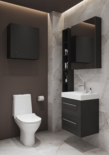 Cersanit Colour kompaktní wc s deskou s pomalým sklápěním s vírovým splachováním bílá K103-050