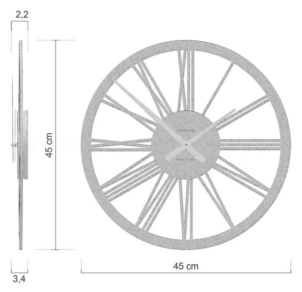 Designové hodiny 10-114-3 CalleaDesign 45 cm