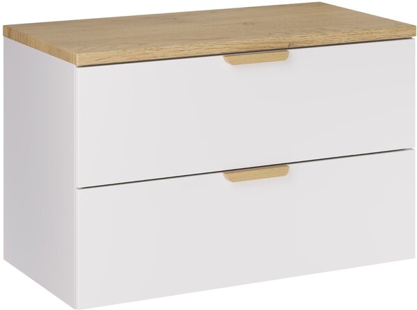 Sada skříňka Comad Aster White ASTER WHITE 82-80-46-2S, deska na skříňku Comad Nordic Cremona CREMONA 89-80-46 M