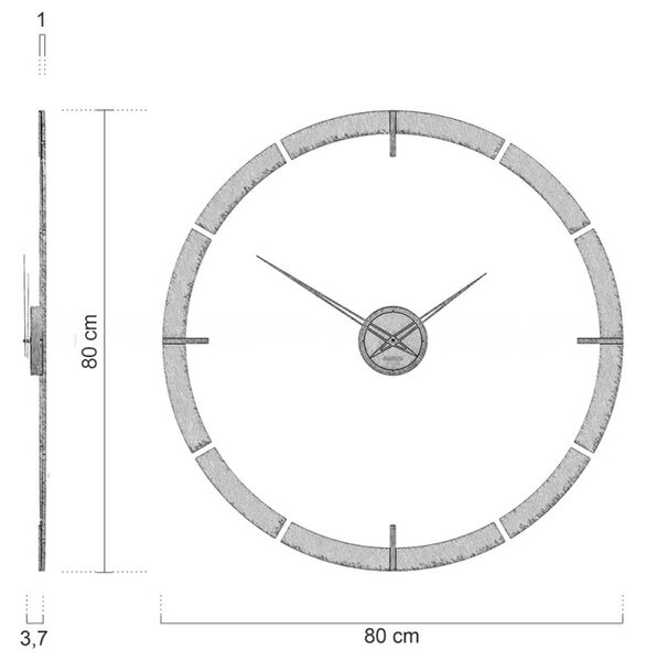 Designové hodiny 10-331-5 CalleaDesign 80cm