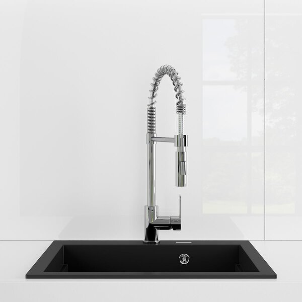 Oltens Gravan granitový dřez 57x51.5 cm černá 72000300