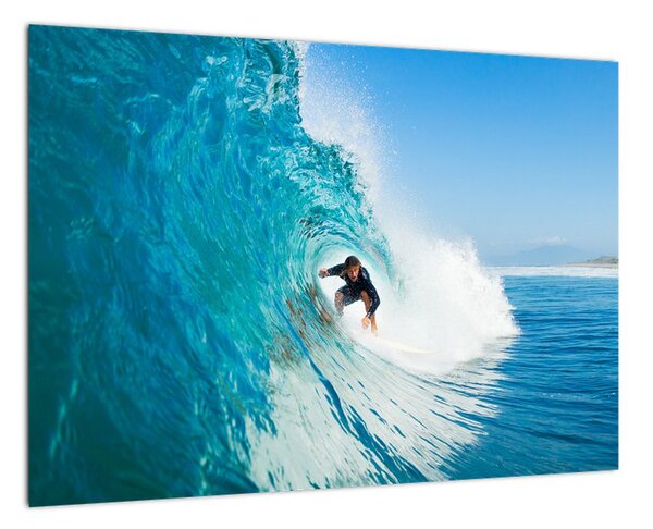 Surfař na vlně - moderní obraz