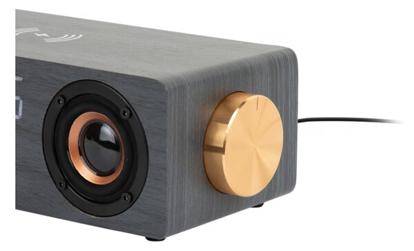 Radiobudík s nabíječkou smartphonů a Bluetooth reproduktorem 6059BK Karlsson 25cm