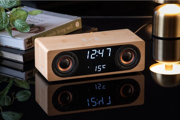 Radiobudík s nabíječkou smartphonů a Bluetooth reproduktorem 6059WD Karlsson 25cm