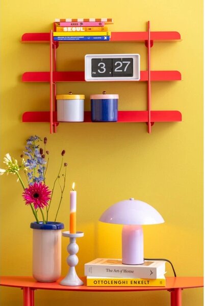 Designové nástěnné-stolní překlápěcí hodiny 6055GR Karlsson 20cm