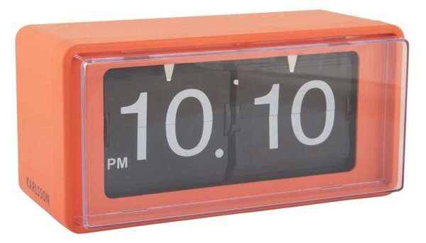 Designové nástěnné-stolní překlápěcí hodiny 6055OR Karlsson 20cm