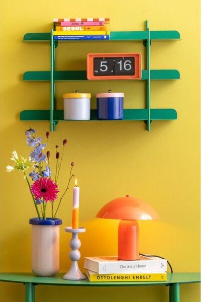 Designové nástěnné-stolní překlápěcí hodiny 6055OR Karlsson 20cm